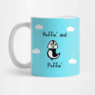 ‘Huffin’ And Puffin’’ Mug